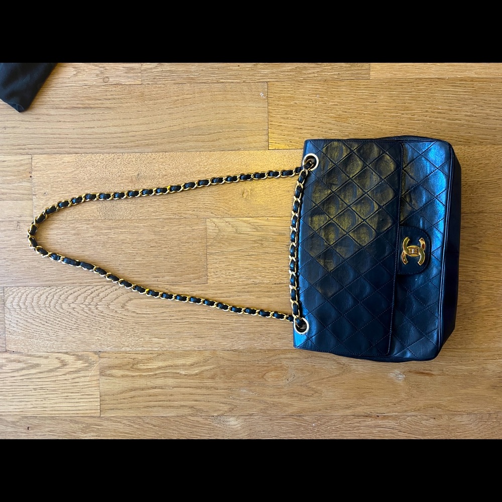 Vintage Chanel Small Double Flap Shoulder Bag